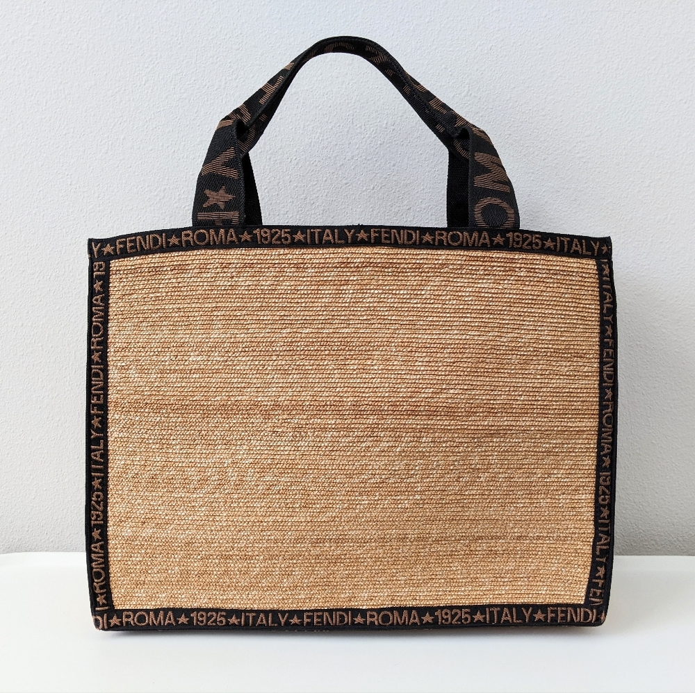 Fendi Straw Bag